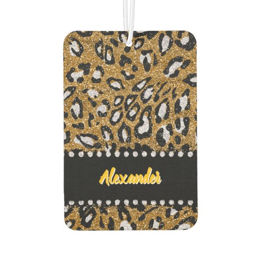 Dazzling Leopardprint Design inspiriert durch eine Autolufterfrischer (Rückseite)