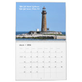 Dazzling Lighthouses o t Northeast wall calendar Kalender (Mär 2026)