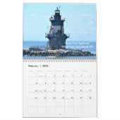 Dazzling Lighthouses o t Northeast wall calendar Kalender (Feb 2026)
