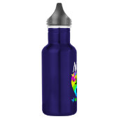 DAZZLING LILA I LIEBE GYMNASTICS DESIGN EDELSTAHLFLASCHE (Links)