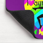 DAZZLING LILA I LIEBE GYMNASTICS DESIGN MOUSEPAD (Ecke)