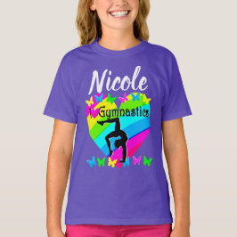 DAZZLING LILA I LIEBE GYMNASTICS DESIGN T-Shirt
