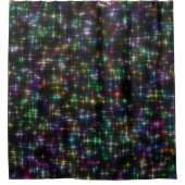 Dazzling Multicolor Stars Duschvorhang (Vorderseite)