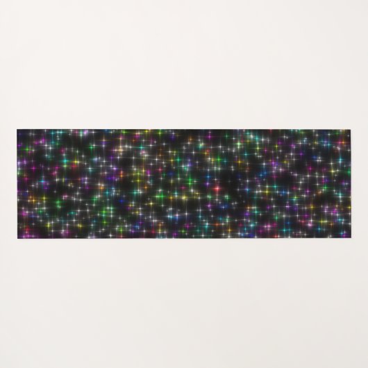 Dazzling Multicolor Stars Yogamatte (Rückseite (Horizontal))