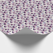 Dazzling Orchid: Eine Fusion aus Lila und Gold Geschenkpapier (Ecke)