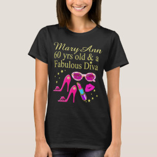 DAZZLING PERSONALISIERTEN 60. GEBURTSTAG T SHIRT
