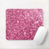 Dazzling Pink Glitzer Mousepad (Mit Mouse)