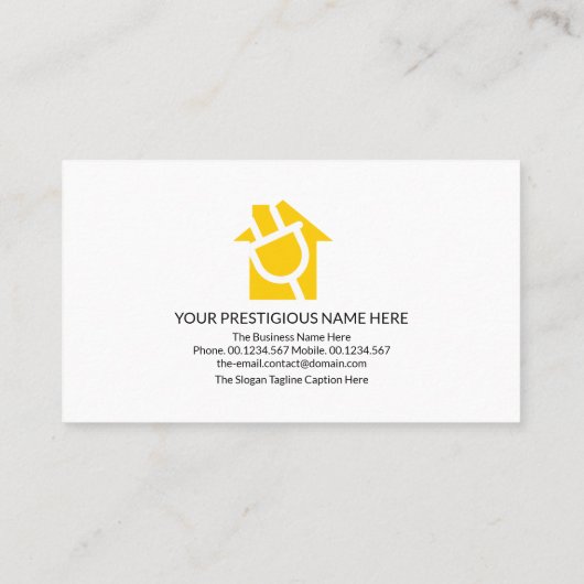 Dazzling Red Lampshade Lights Electrical Visitenkarte (Rückseite)