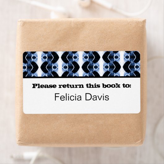 Dazzling Retro Buchzeichen Labels (Insitu)