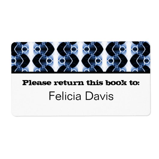 Dazzling Retro Buchzeichen Labels (Vorne)