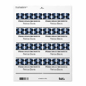 Dazzling Retro Buchzeichen Labels (Vorne)