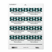 Dazzling Retro Buchzeichen Labels (Vorne)