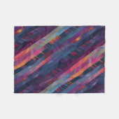 Dazzling Ribbon Patchwork-Fleece Fleecedecke (Vorderseite (Horizontal))