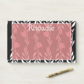 Dazzling Rose Post-it Klebezettel (Auf Schreibtisch)