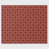Dazzling Royal Red & Gold Geschenkpapier (Flach)