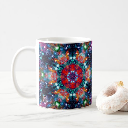 Dazzling Stellar Kaleid Kaffeetasse (Mit Donut)