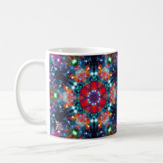 Dazzling Stellar Kaleid Kaffeetasse (Links)
