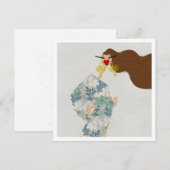 Dazzling Style Glam Fashion Art Card Einladung (Vorne/Hinten)