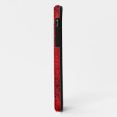 Dazzling Swirling Red Pattern Case-Mate iPhone Cas Hülle (Hinten/Links)