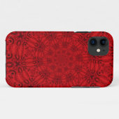 Dazzling Swirling Red Pattern Case-Mate iPhone Cas Hülle (Rückseite (Horizontal))