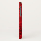 Dazzling Swirling Red Pattern Case-Mate iPhone Hülle (Hinten/Links)