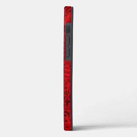 Dazzling Swirling Red Pattern Case-Mate iPhone Hülle (Rückseite / Links)