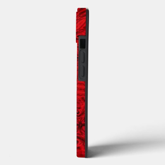 Dazzling Swirling Red Pattern Case-Mate iPhone Hülle (Rückseite / Links)