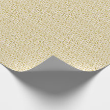 Dazzling White and Gold Filigree Muster