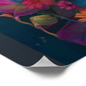 Dazzling Women: Sugar Skull Makeup Art Poster (Ecke)