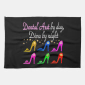 DAZZLING ZAHNHILFE SHOE QUEEN GESCHIRRTUCH (Horizontal)