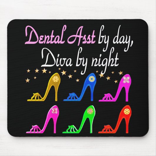 DAZZLING ZAHNHILFE SHOE QUEEN MOUSEPAD (Vorne)
