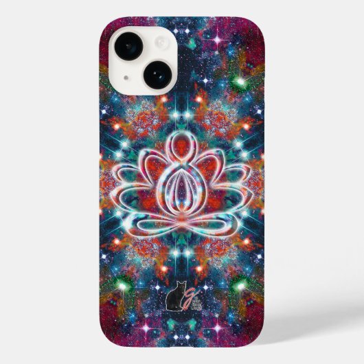 Dazzling Zen Lotus Case-Mate iPhone Hülle (Rückseite)