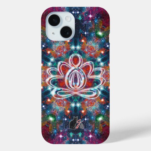 Dazzling Zen Lotus Case-Mate iPhone Hülle (Rückseite)