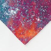 Dazzling Zen Lotus Fleecedecke (Ecke)