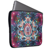 Dazzling Zen Lotus Laptopschutzhülle (Vorne Rechts)