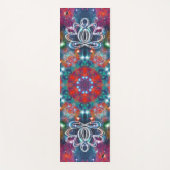 Dazzling Zen Lotus Star Kaleid Yogamatte (Vorderseite)