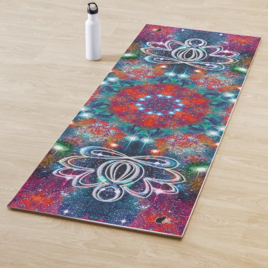 Dazzling Zen Lotus Star Kaleid Yogamatte (Beispiel)