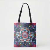 Dazzling Zen Lotus Tasche (Vorderseite)