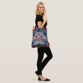 Dazzling Zen Lotus Tasche (Am Model)