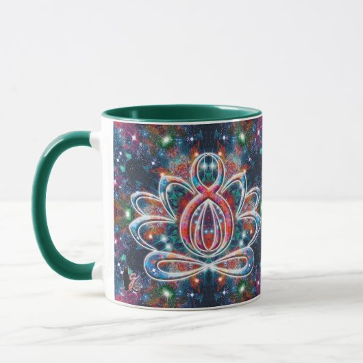 Dazzling Zen Lotus Tasse (Links)