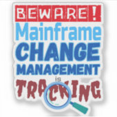 DB2-Änderungsmanagement in der Mainframe-Programmi Aufkleber (Vorderseite)