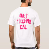 dB3 - Pink auf Schwarzem T-Shirt (Rückseite)