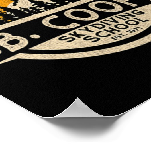 DB Cooper Classic Poster (Ecke)