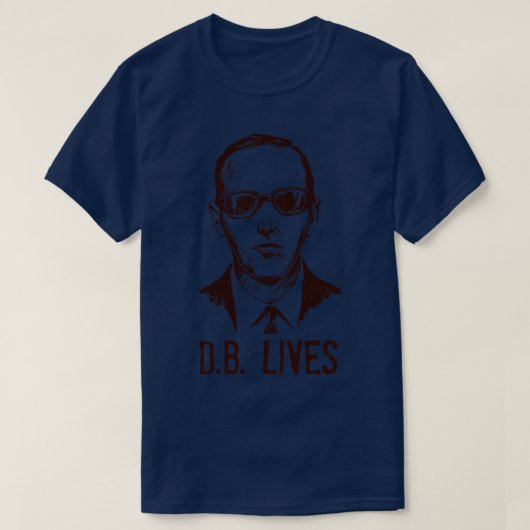 DB Cooper Lives T-Shirt (Design vorne)