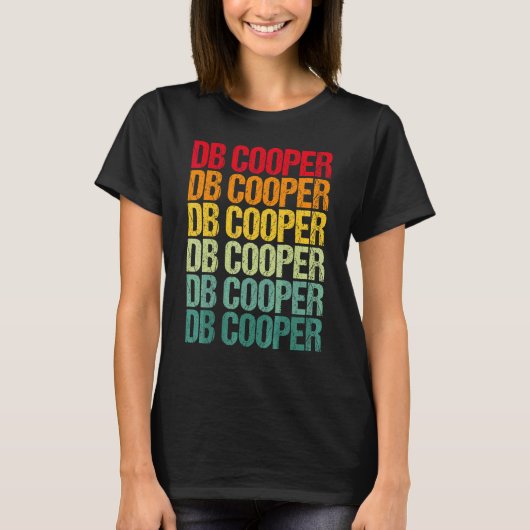 Db Cooper Retro Vintage T-Shirt (Vorderseite)