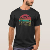 Db Cooper Skydiving School 1971 Retro Skyjacking H T-Shirt (Vorderseite)