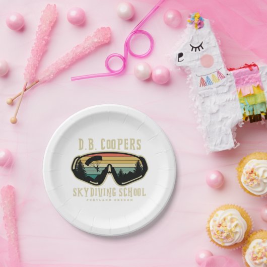 DB coopers skydiving school Portland oregon Pappteller (Party)