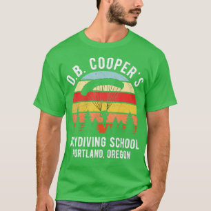 DB Coopers Skydiving School Portland Oregon Retro T-Shirt