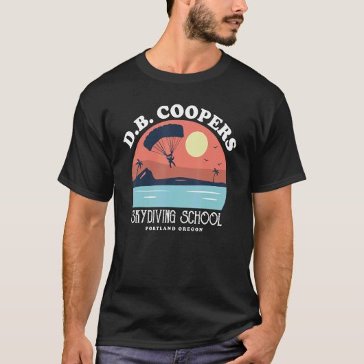 Db Coopers Skydiving School Portland Oregon T-Shirt (Vorderseite)