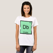 Db - Dingbat Chemistry Element Symbol Funny T-Shir T-Shirt (Vorne ganz)